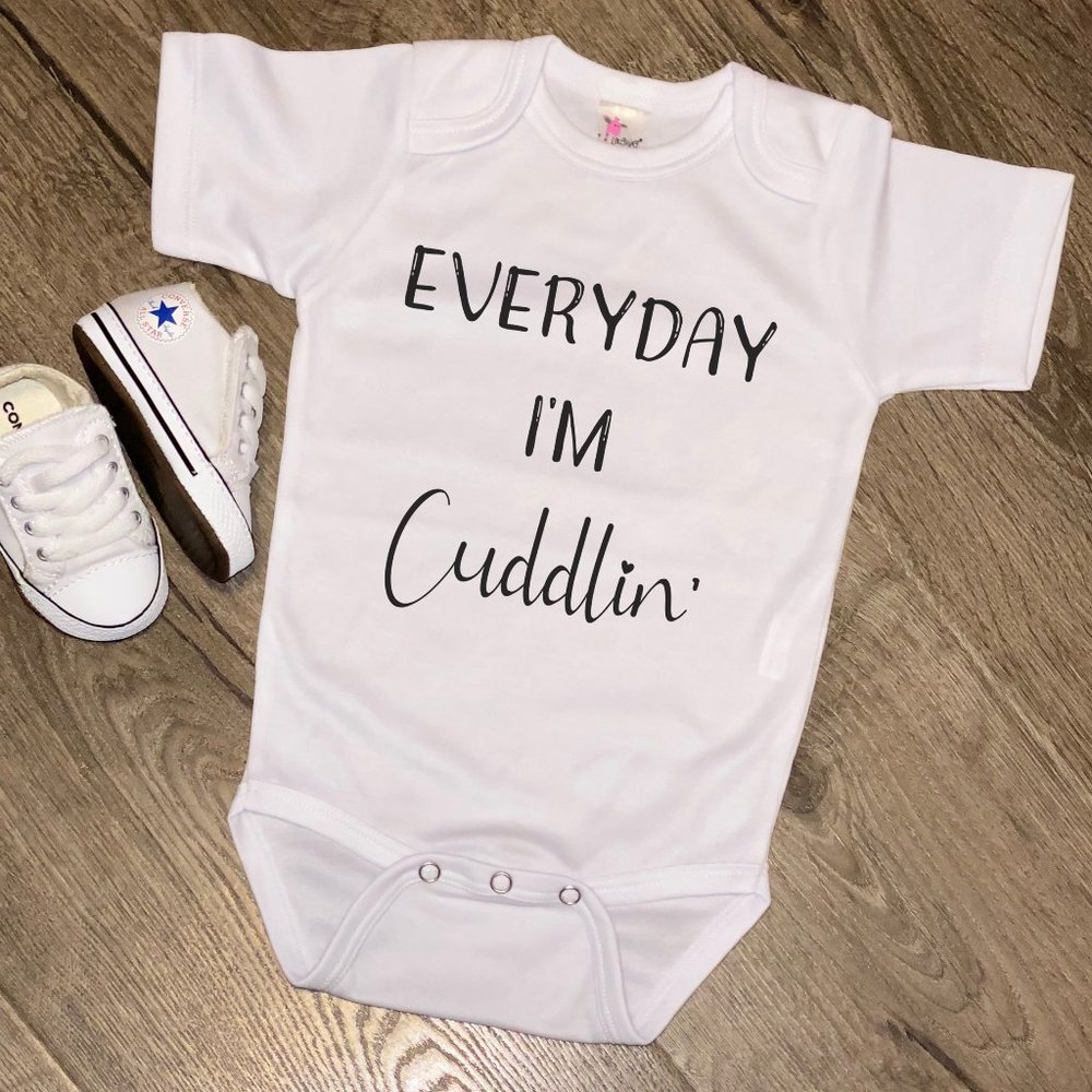 Everyday I'm Cuddlin' Baby Onesie